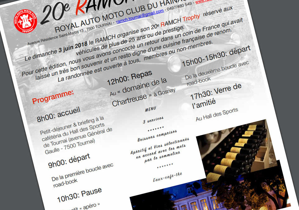 Inscription ouverte pour le RAMCH Trophy